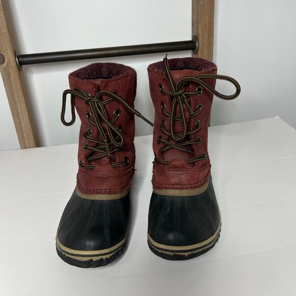 Sorel Slimpack II Lace Redwood Boots Style 2348-628 Size 6.5 - Picture 1 of 9